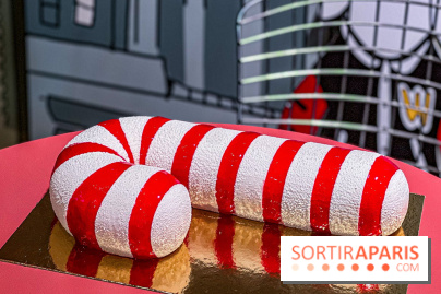 Candy Cake, la Bûche de Noël 2025 du Printemps Haussmann par Bryan Esposito, clin d'œil à New-York