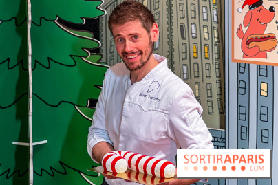 Candy Cake, la Bûche de Noël 2025 du Printemps Haussmann par Bryan Esposito, clin d'œil à New-York - IMG 9550