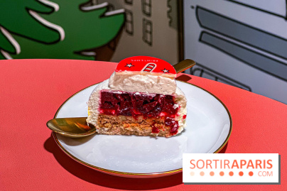 Candy Cake, la Bûche de Noël 2025 du Printemps Haussmann par Bryan Esposito, clin d'œil à New-York - IMG 9561