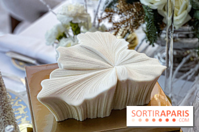 Bûche de Noël Fleur de Vanille du Shangri-La Paris 2025 par Timothy Lan, une création haute couture - IMG 0807