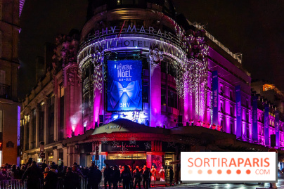 Inauguration des vitrines de Noël du BHV Marais à Paris 2025 avec Vincent Niclo et Vitaa - photos - A7C01322