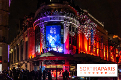 Inauguration des vitrines de Noël du BHV Marais à Paris 2025 avec Vincent Niclo et Vitaa - photos - A7C01334