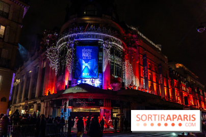 Inauguration des vitrines de Noël du BHV Marais à Paris 2025 avec Vincent Niclo et Vitaa - photos - A7C01343