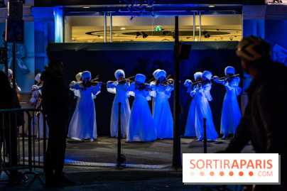 Inauguration des vitrines de Noël du BHV Marais à Paris 2025 avec Vincent Niclo et Vitaa - photos - A7C01364