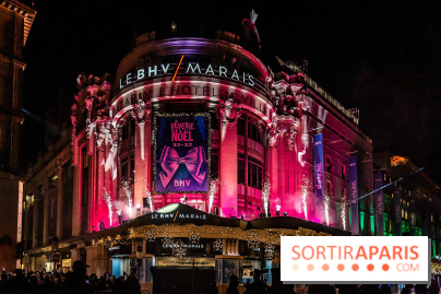 Inauguration des vitrines de Noël du BHV Marais à Paris 2025 avec Vincent Niclo et Vitaa - photos - A7C01471