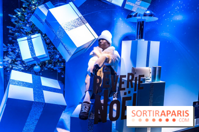 Inauguration des vitrines de Noël du BHV Marais à Paris 2025 avec Vincent Niclo et Vitaa - photos - A7C01495