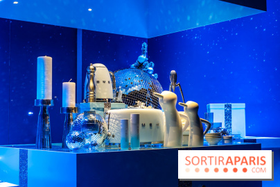 Inauguration des vitrines de Noël du BHV Marais à Paris 2025 avec Vincent Niclo et Vitaa - photos - A7C01501