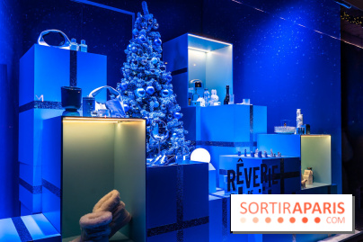 Inauguration des vitrines de Noël du BHV Marais à Paris 2025 avec Vincent Niclo et Vitaa - photos - A7C01503