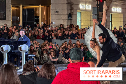 Illuminations de Noël 2025 : Julien Cohen organise un flash mob géant avec 300 musiciens à Paris  - IMG 0849