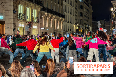 Illuminations de Noël 2025 : Julien Cohen organise un flash mob géant avec 300 musiciens à Paris  - IMG 0901