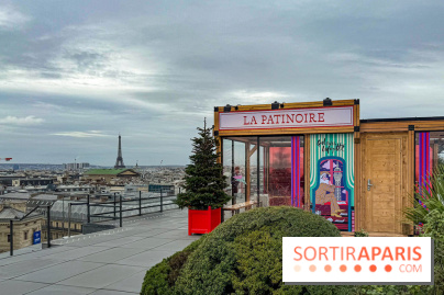 Noël 2025 aux Galeries Lafayette Haussmann : une patinoire éphémère sur les toits de Paris - IMG 3676