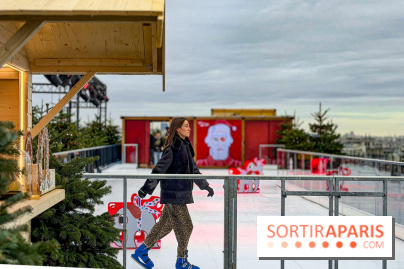 Noël 2025 aux Galeries Lafayette Haussmann : une patinoire éphémère sur les toits de Paris