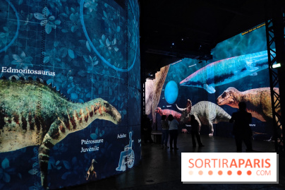 Dinosaures : l'expérience immersive qui nous fait remonter le temps à l'Atelier des Lumières, photos - fotor 1764681104794
