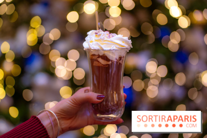 Tea time de Noël du Mandarin Lutetia 2025 par Nicolas Guercio - photos - chocolat chaud