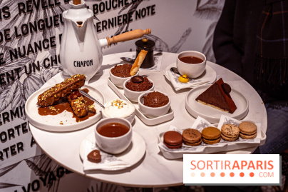 salon de thé chocolatier Chapon Saint-Germain-En-Laye - Yvelines:  chocolat chaud et gourmandises - photos
