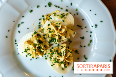 Le petit bouillon de la gare à Asnières-sur-Seine - photos - oeufs mimosa