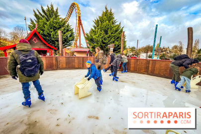 Noël au Parc Astérix 2025, patinoire et marché de Noël  - IMG 7430