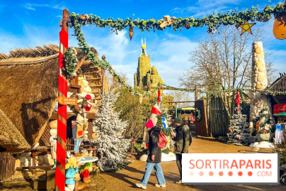 Noël au Parc Astérix 2025, patinoire et marché de Noël  - IMG 7506