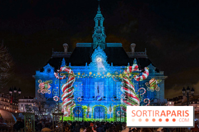 Noël 2025 à Levallois-Perret (92) : spectacle son & lumière gratuit sur l'Hôtel de Ville  - IMG 5375