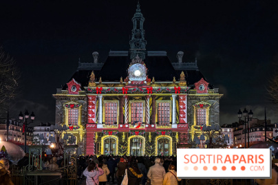 Noël 2025 à Levallois-Perret (92) : spectacle son & lumière gratuit sur l'Hôtel de Ville  - IMG 5381