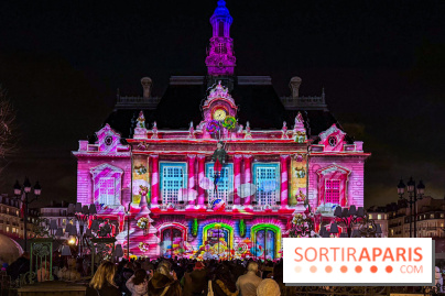 Noël 2025 à Levallois-Perret (92) : spectacle son & lumière gratuit sur l'Hôtel de Ville  - IMG 5387