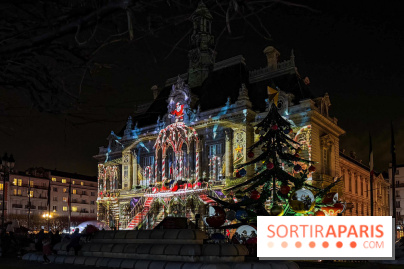 Noël 2025 à Levallois-Perret (92) : spectacle son & lumière gratuit sur l'Hôtel de Ville  - IMG 5417