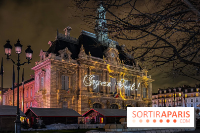 Noël 2025 à Levallois-Perret (92) : spectacle son & lumière gratuit sur l'Hôtel de Ville  - IMG 5480