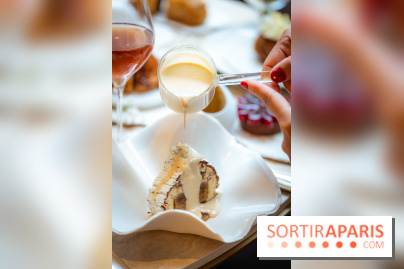 Le tea time de Noël du George V 2025, les photos - buche de noël