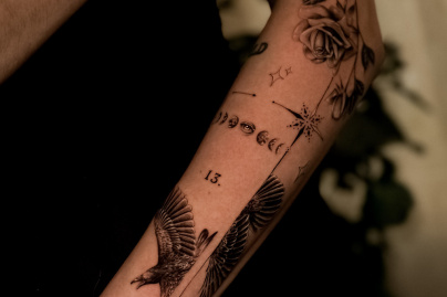 Leandro Muniz: projets de tatouage sur-mesure en micro-réalisme et blackwork à Paris