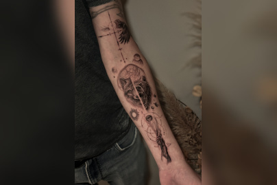 Leandro Muniz: projets de tatouage sur-mesure en micro-réalisme et blackwork à Paris