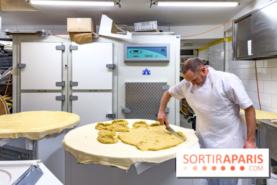 La Galette des Rois 2026 de l'Élysée, fabriquée par la Boulangerie Le Moulin de la Croix Nivert