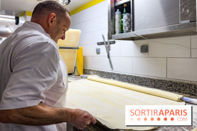 La Galette des Rois 2026 de l'Élysée, fabriquée par la Boulangerie Le Moulin de la Croix Nivert - IMG 7309