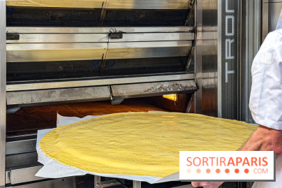 La Galette des Rois 2026 de l'Élysée, fabriquée par la Boulangerie Le Moulin de la Croix Nivert