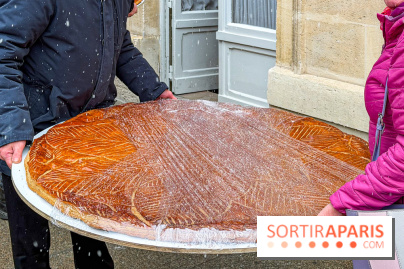 La Galette des Rois 2026 de l'Élysée, fabriquée par la Boulangerie Le Moulin de la Croix Nivert