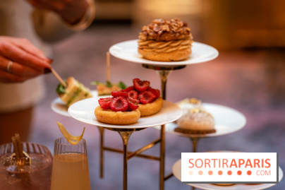 Le tea time Emily in Paris de l'Hôtel du Louvre - A7C04030