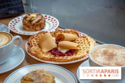 Bonne Montmartre, le coffee shop Norvégien Paris 18e - gaufre