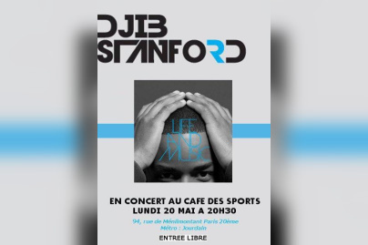 Djib Stanford en concert au Café des Sports