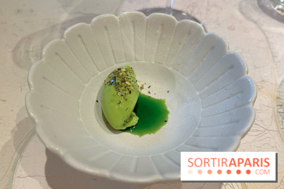 Restaurant Anne - Pré-dessert menthe oseille