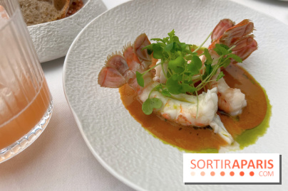 La Véranda, La Réserve Hôtel & Spa - Langoustines pochées