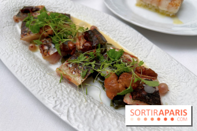 La Véranda, La Réserve Hôtel & Spa - Maquereau à la flamme