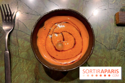 Mantra - Mousse au chocolat, sésame noir, gingembre confit