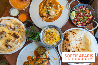 Andaaz restaurant indien Paris 17e - table