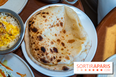 Andaaz restaurant indien Paris 17e - naan