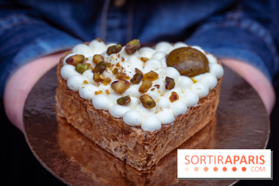 Saint-Valentin 2026 : les cœurs pâtissiers de Maison Aleph - photos - pistache d'Iran et fleur d'Oranger