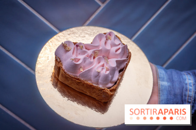 Saint-Valentin 2026 : les cœurs pâtissiers de Maison Aleph - photos - rose framboise pistache