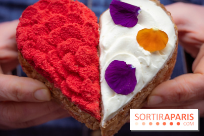 Saint-Valentin 2026 : les cœurs pâtissiers de Maison Aleph - photos - demi coeur