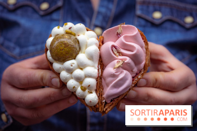 Saint-Valentin 2026 : les cœurs pâtissiers de Maison Aleph - photos - demi coeur