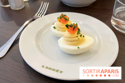 L'Arrêt by The Grey - Deviled eggs oeufs mimosa
