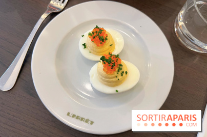 L'Arrêt by The Grey - Deviled eggs oeufs mimosa