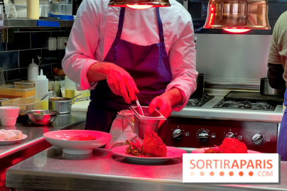 L'Arrêt by The Grey - Cuisine ouverte